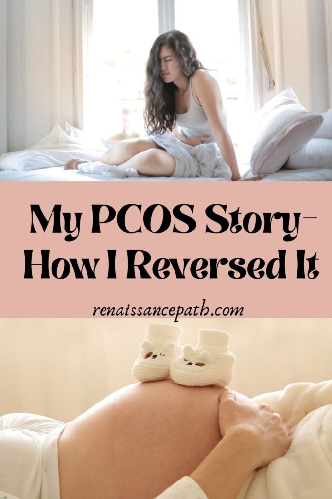 My PCOS Story-How I Reversed It. Period cramps. Pregnant Belly 