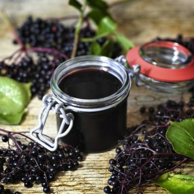 Elderberry Syrup for Colds and Flu