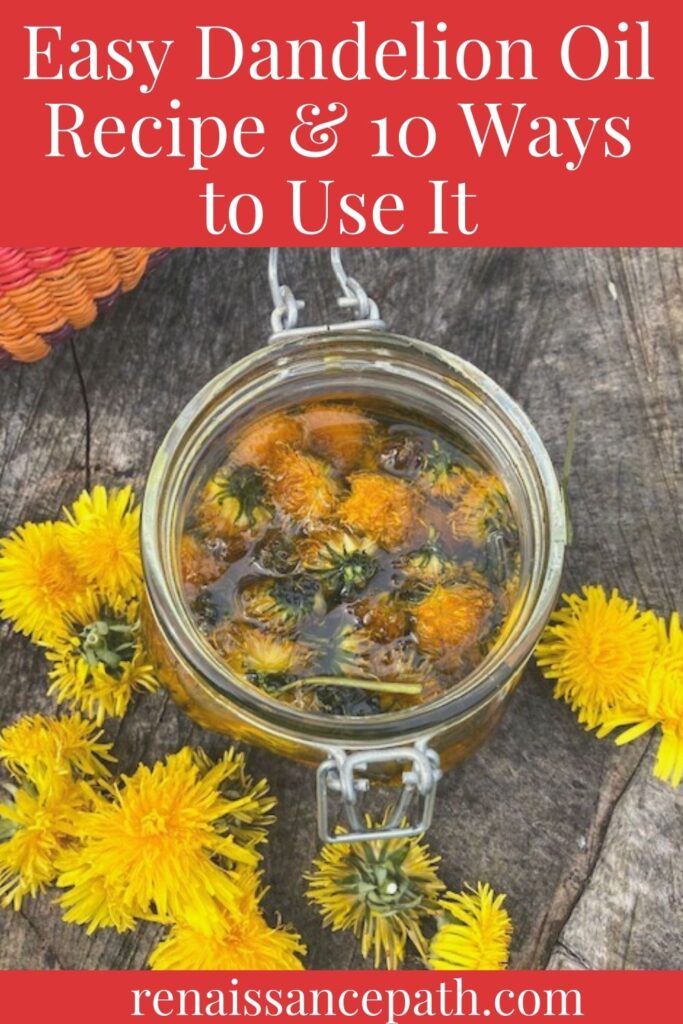 Easy Dandelion Oil Recipe & 10 Ways To Use It